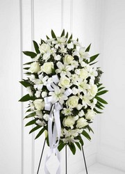 The FTD Exquisite Tribute(tm) Standing Spray from Backstage Florist in Richardson, Texas
